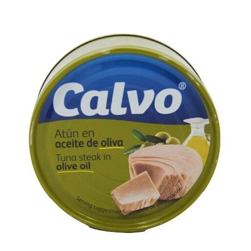 Ton in Ulei de Masline Bucati Calvo 160g