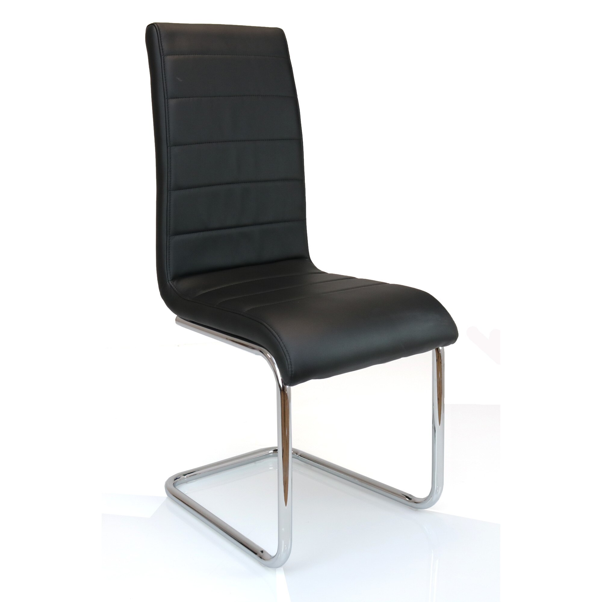 Set 4 scaune sufragerie Sani K309, Negru