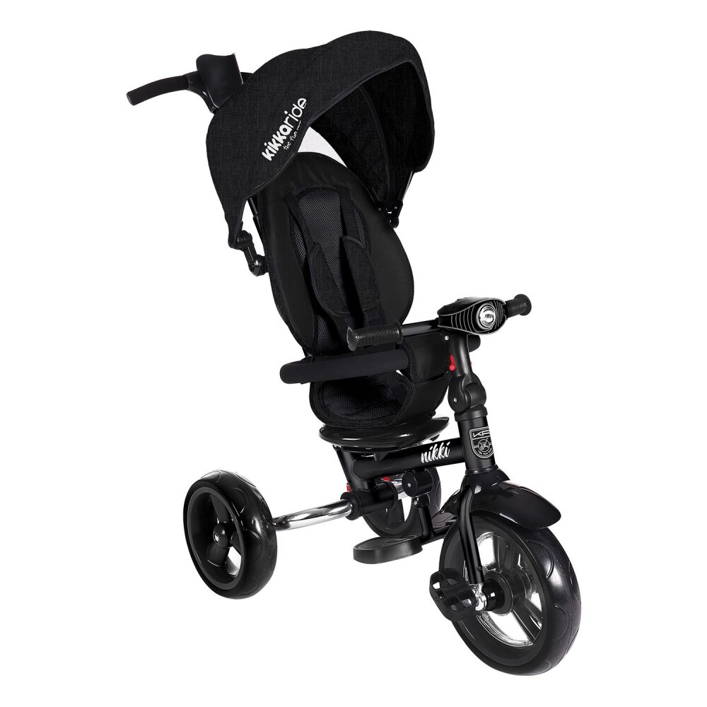 Tricicleta pliabila cu sezut reversibil Nikki Black Melange 2020