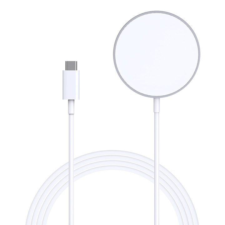 Безжично магнитно зарядно устройство OEM, Magsafe за Apple iPhone 12/12 Pro / 12 Pro Max / 12 Mini