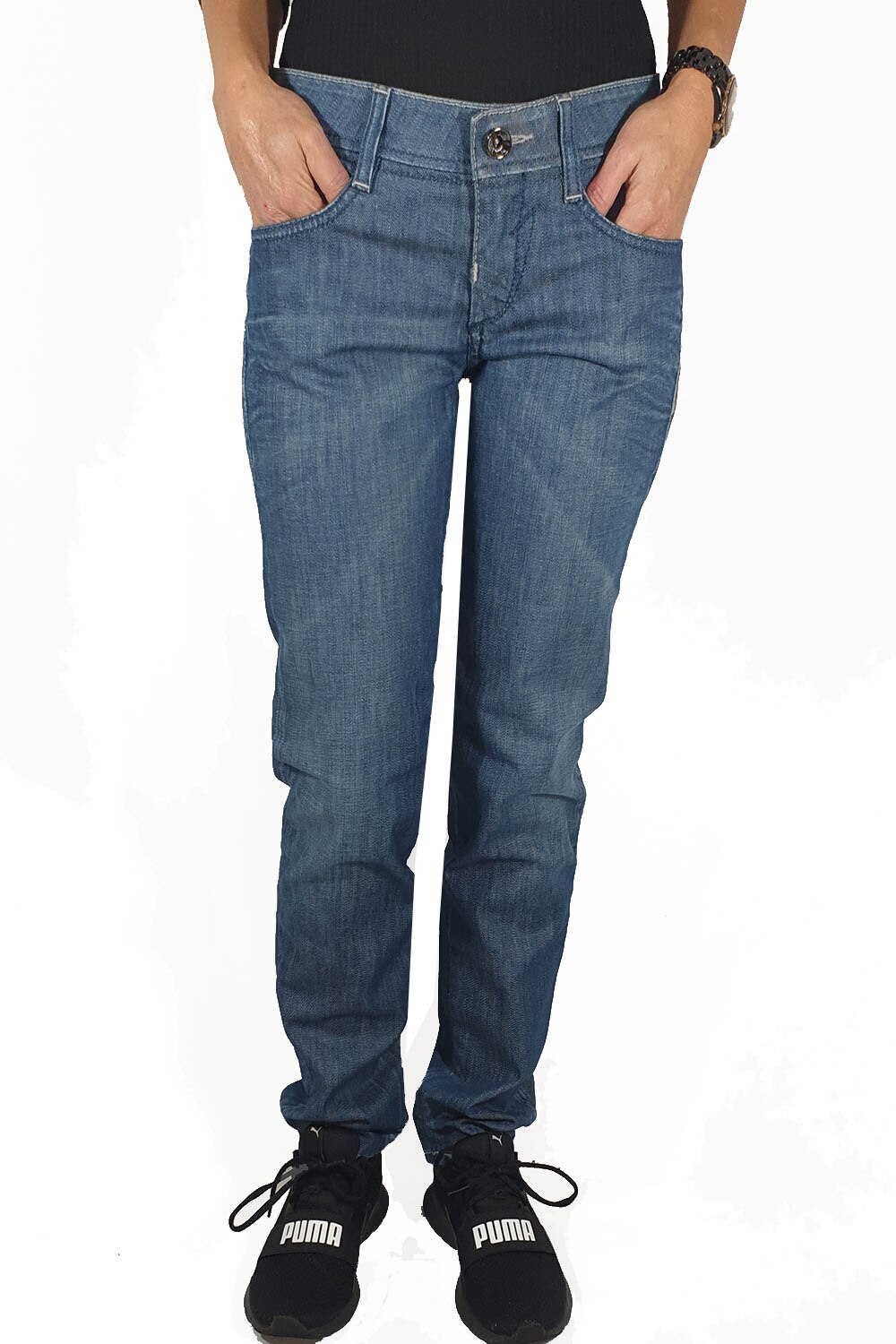 Blugi Gas, albastru deschis, 28, model clasic