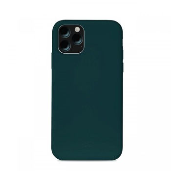 Husa iPhone 12 / 12 Pro, silicon, verde