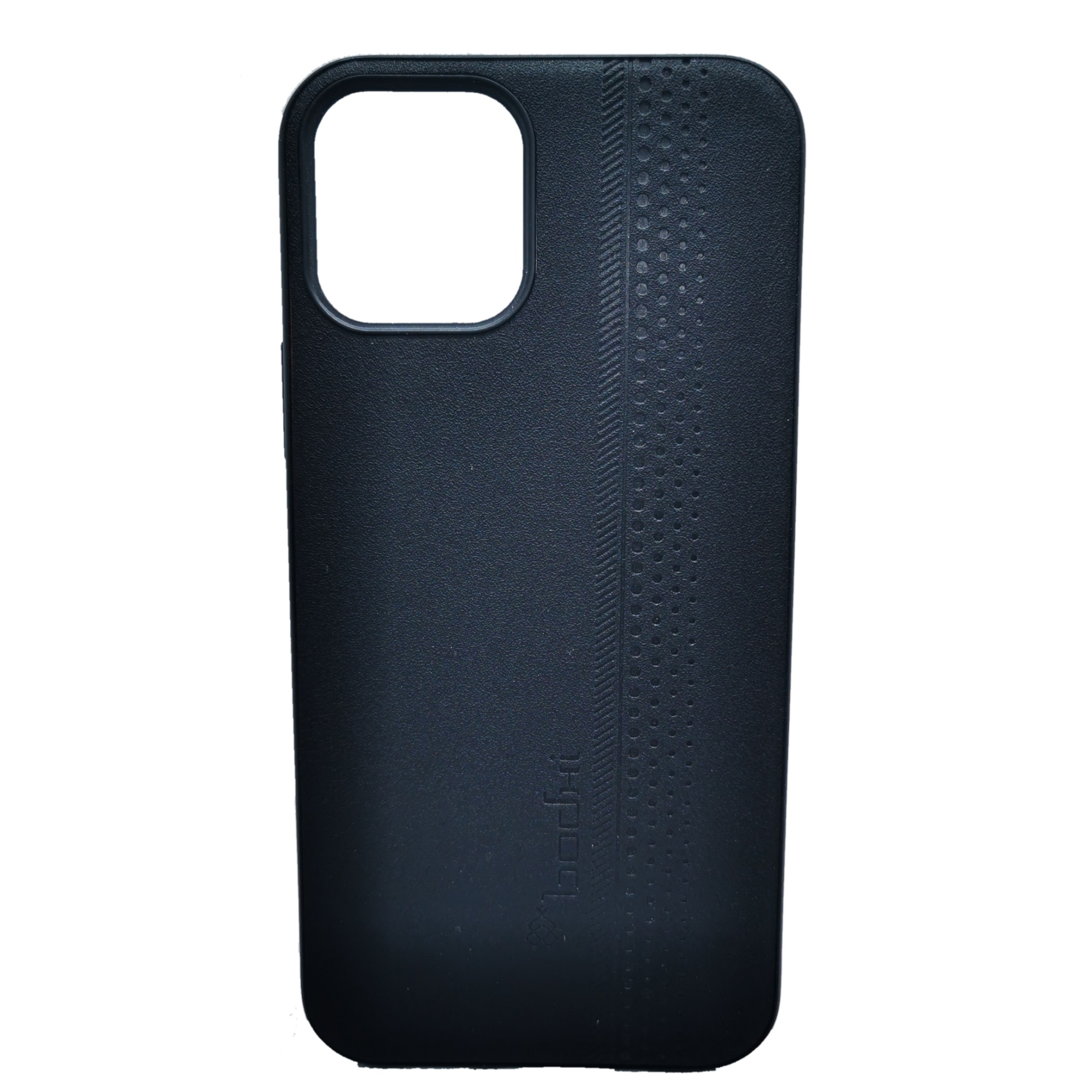 Husa iPhone 12, bodhi, piele, negru