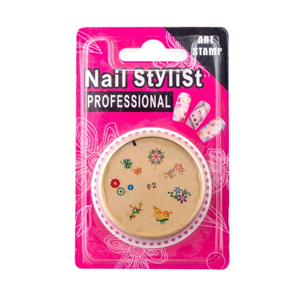 Matrita stampila unghii, Miley, silicon, gold, 02