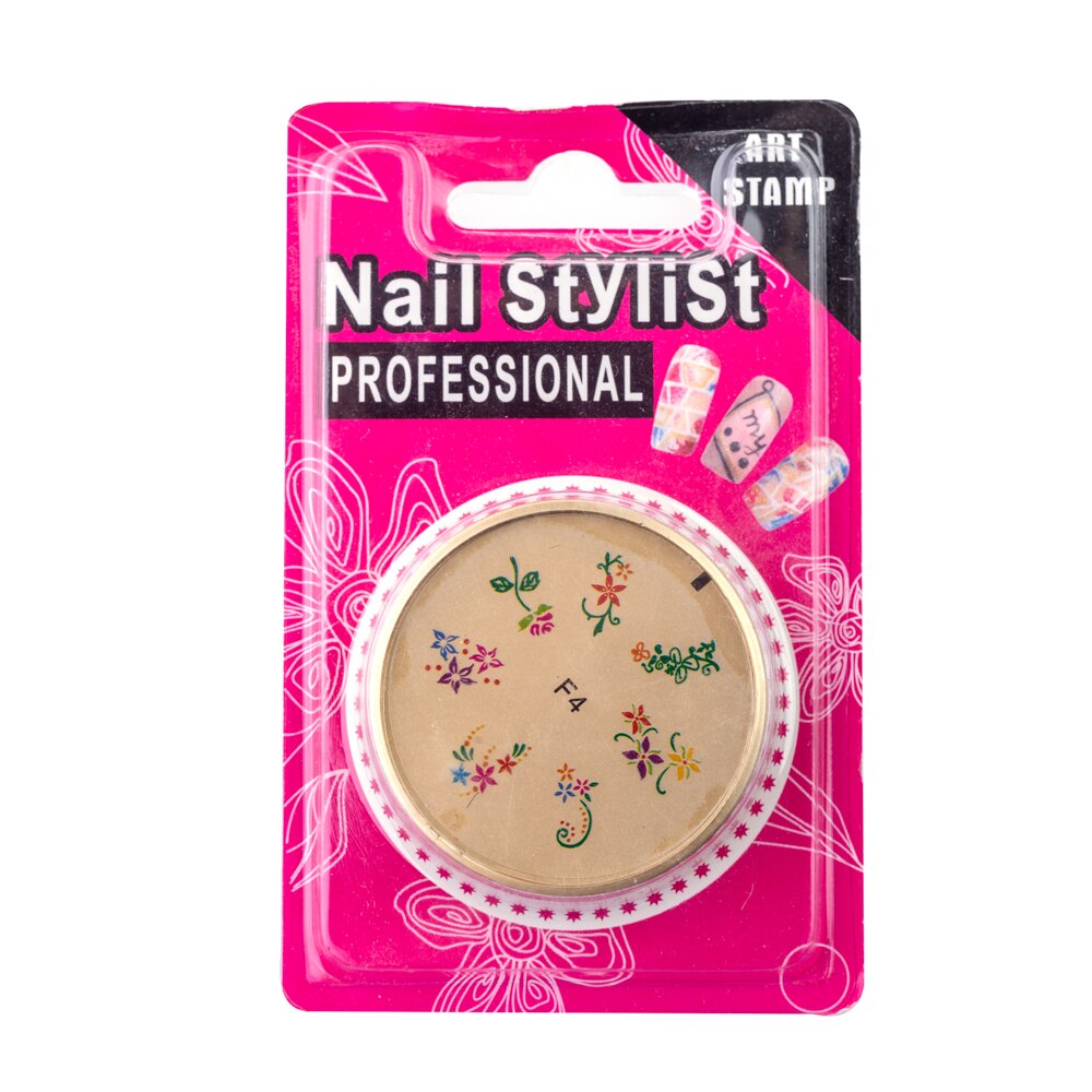 Matrita stampila unghii, Miley, silicon, gold, 04