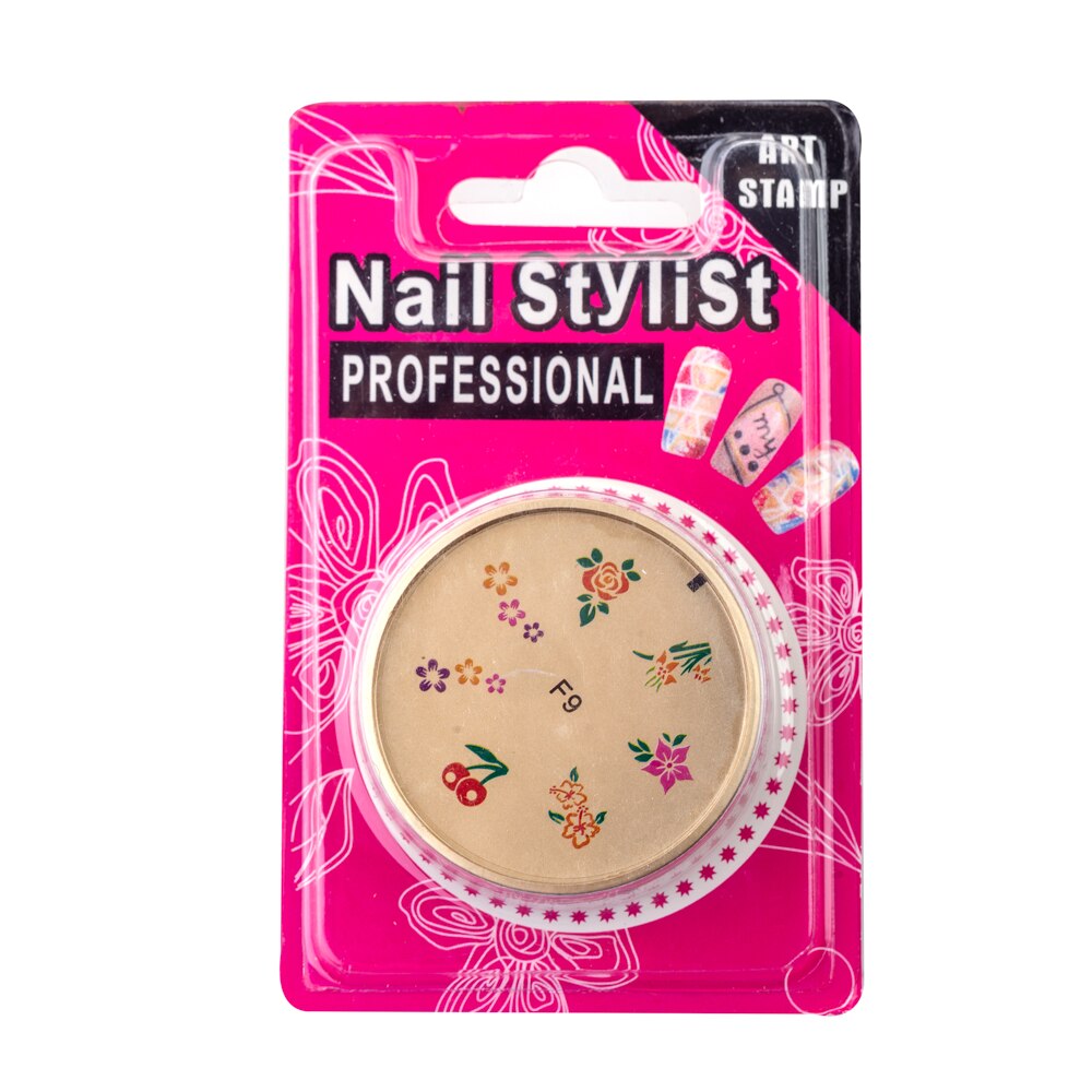 Matrita stampila unghii, Miley, silicon, gold, 09