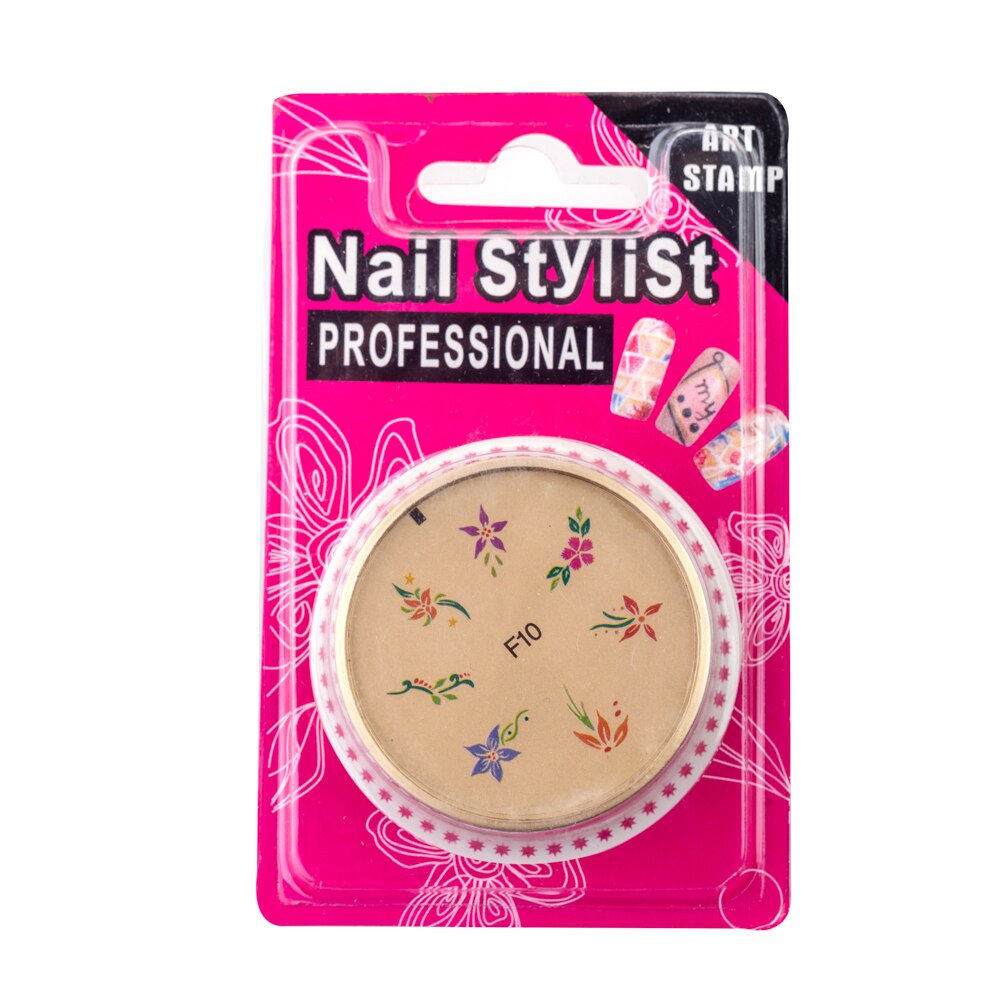 Matrita stampila unghii, Miley, silicon, gold, 10