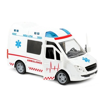 Ambulanta Toi-Toys cu sunete si lumini, 21 cm Ambulanta Toi-Toys cu sunete si lumini, 21 cm