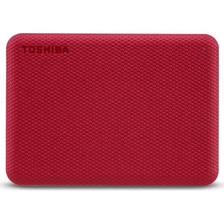 TOSHIBA Canvio Advance Külső merevlemez, 4TB 2,5 hüvelykes USB 3.2 Gen1, Piros