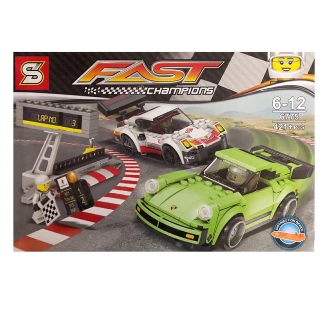 Set constructie Fast Champions, 421 piese