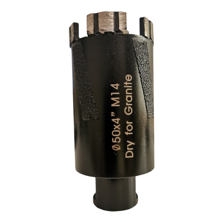 Carota diamantata segmentata M14 pentru granit , diametru 50 mm , Top Ceramic 79030
