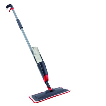 Mop 2 in 1 multifunctional, microfibra si pulverizator, rotativ de 360°, 600 ml, curatare umeda si uscata, Gri Mop 2 in 1 multifunctional, microfibra si pulverizator, rotativ de 360°, 600 ml, curatare umeda si uscata, Gri