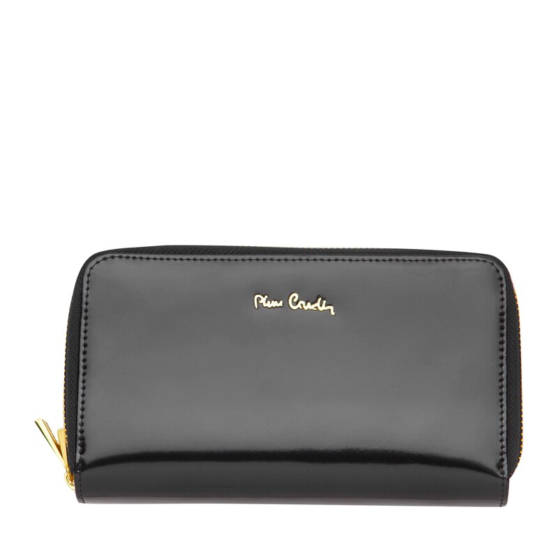 Portofel dama, Pierre Cardin, PCL00000, Piele naturala, Negru