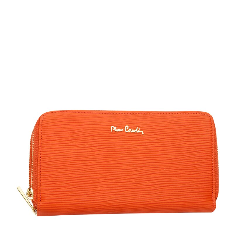 Portofel dama, Pierre Cardin, PCL00020, Piele naturala, Portacaliu