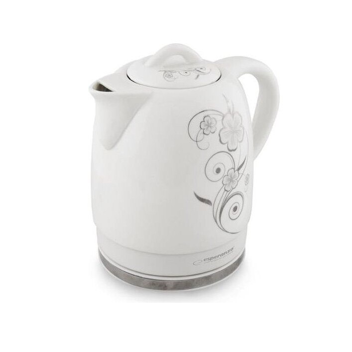 Fierbator Esperanza RIBBON EKK008, 1350 W, 1.6 l, Alb