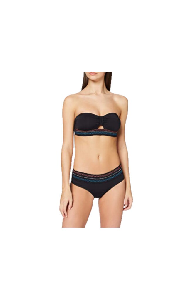 Costum de baie pentru femei, Espirit, 2 piese, Negru, L