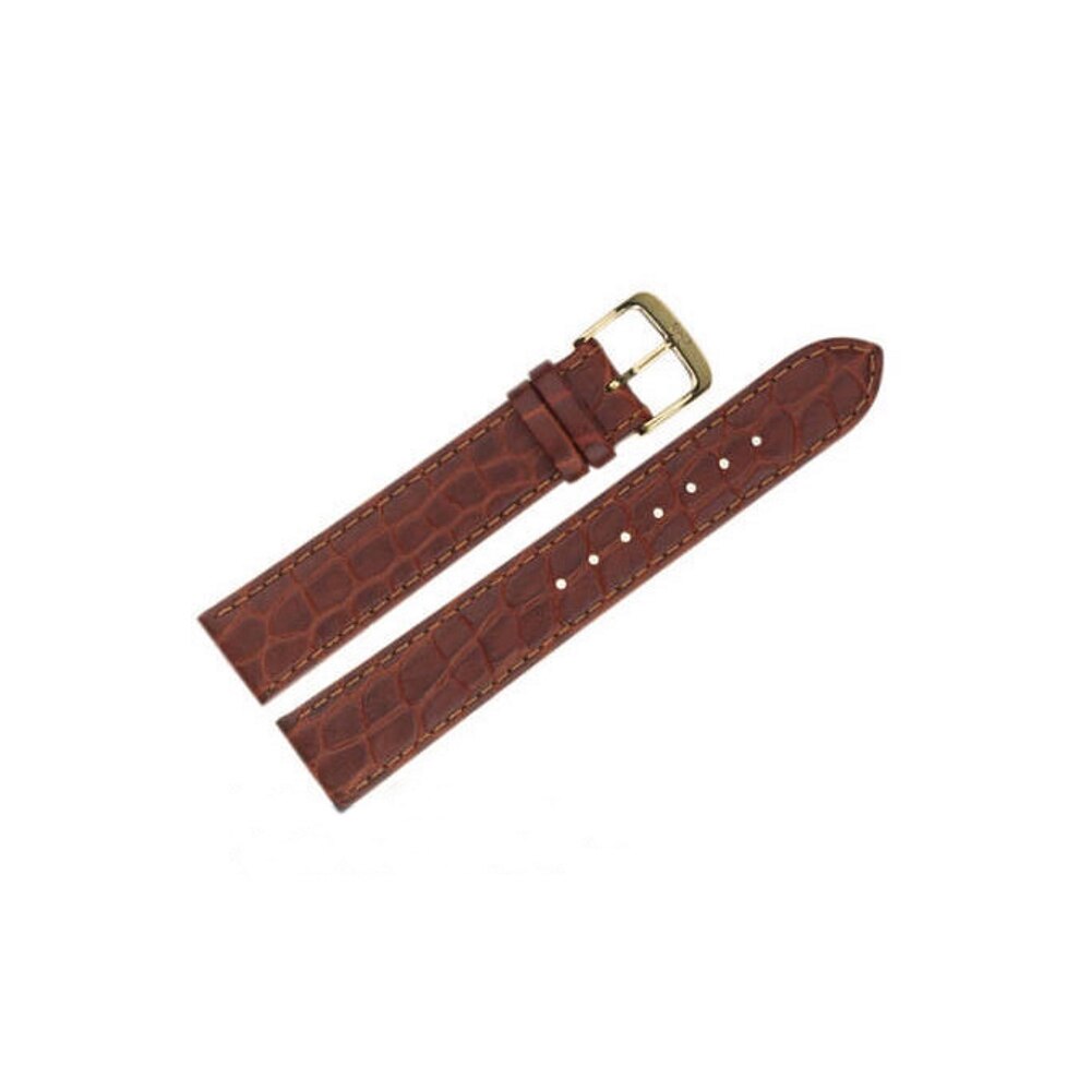 Curea de ceas Di-Modell Tiffany 1330-11202, 20mm, Maro auriu, catarama argintie