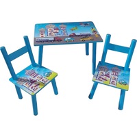 masuta copii din mdf cu doua scaune novokids my first table dimensiuni 59x39x40 suprafata lucioasa model masinute albastru imagen 37_0_
0