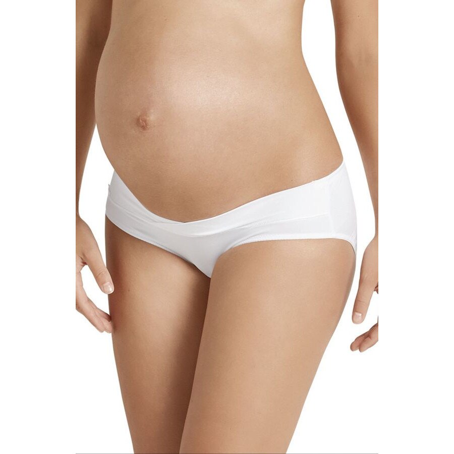 Chilot pentru gravide cu talie joasa, Anita Maternity, Alb, Alb