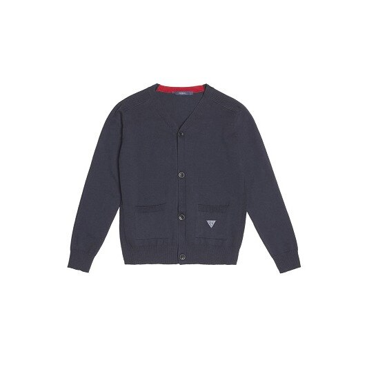 Pulover baiat Guess bleumarin cu nasturi, Bleumarin