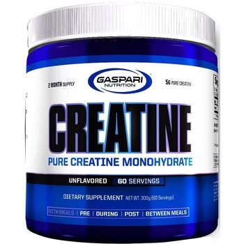 Creatina pura monohidrat Gaspari, 300g fara aroma Creatina pura monohidrat Gaspari, 300g fara aroma