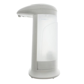 Dozator sapun lichid cu senzor de miscare, 330 ml, Platinet 45429, baterii 4 x AAA, silentios, alb Dozator sapun lichid cu senzor de miscare, 330 ml, Platinet 45429, baterii 4 x AAA, silentios, alb