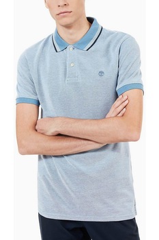 Tricou cu guler pentru barbati, Timberland Millers River Ox Polo Slm, Albastru Deschis Tricou cu guler pentru barbati, Timberland Millers River Ox Polo Slm, Albastru Deschis