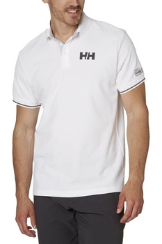 Tricou cu guler pentru barbati, Helly Hansen Hp Shore Polo, Alb Tricou cu guler pentru barbati, Helly Hansen Hp Shore Polo, Alb