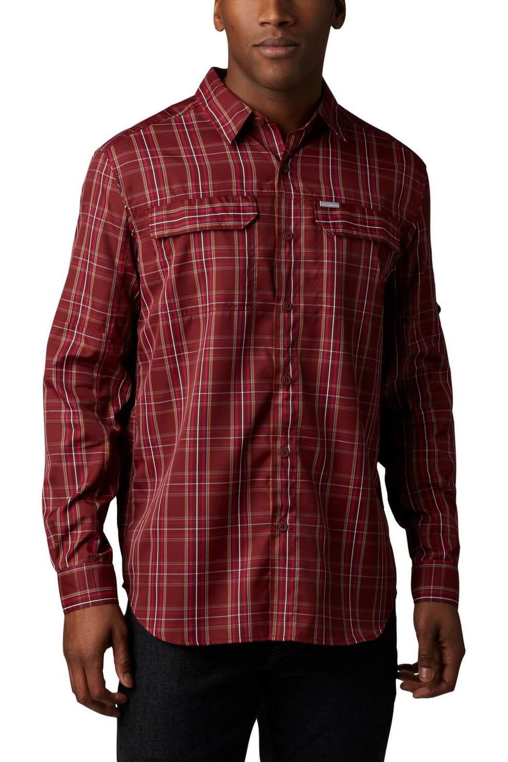 Camasa pentru barbati, Columbia Silver Ridge 2.0 Plaid L/S Shirt, Rosu, Rosu