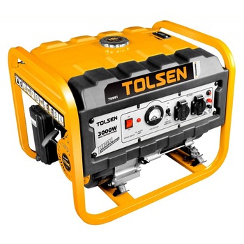 Generator electric pe benzina Tolsen 3000 W Generator electric pe benzina Tolsen 3000 W