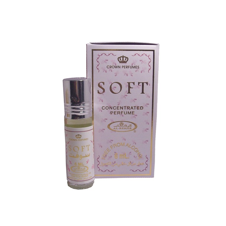 Parfum roll-on femei Al Rehab Soft, dulce, citrice, 6 ml