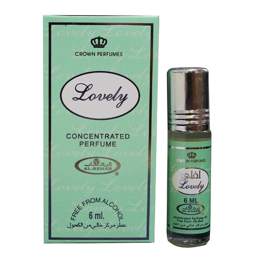 Parfum roll-on femei Al Rehab Lovely, dulce, fructat, 6 ml