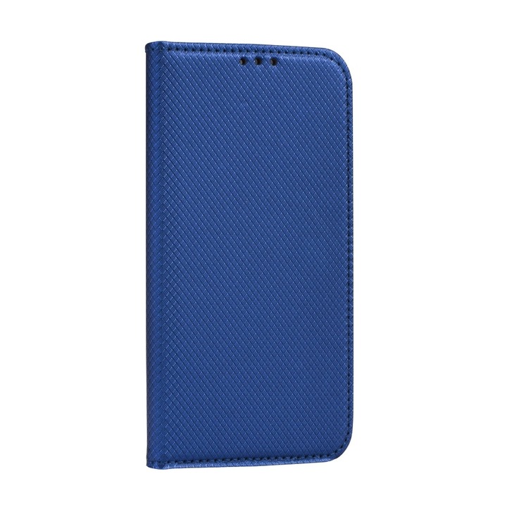 Smart Magnet Book Cover, съвместим със Samsung Galaxy A12 Blue