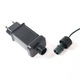 Brad artificial fibra optica de Craciun, Hoff, cu 145 LED-uri multicolore, flash, 250 cm - DEM1054794