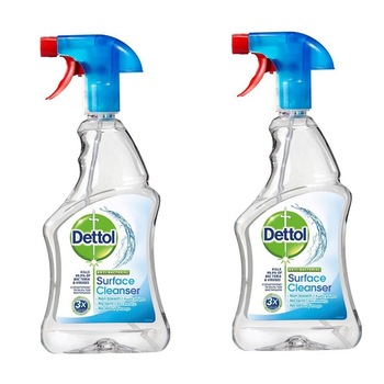 Set 2 bucati Spray Dezinfectant Suprafete Dettol Trigger, 500 ml Set 2 bucati Spray Dezinfectant Suprafete Dettol Trigger, 500 ml