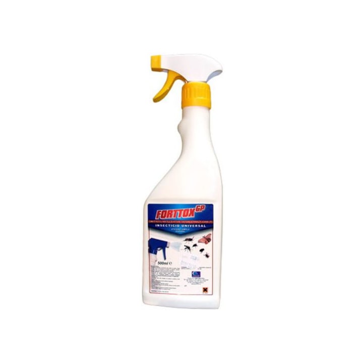 Insecticid de soc si de remanenta sporita, gandacil, viespi, furnici, muste, purici, plosnite, FORTTOX GP Spray, 1L