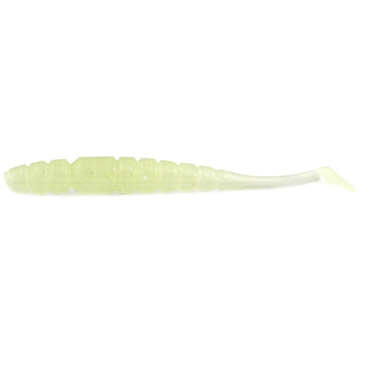 Set 12 buc Shad Damiki Hameru Shad Tail 4.5cm, 0.5gr, Culoarea 216 (Glow)