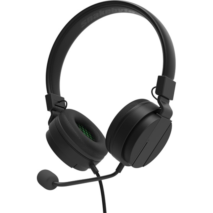 Snakebyte HEAD:SET SX, Xbox Series X|S, PC, Fekete, Vezetékes, Sztereo, Gamer headset