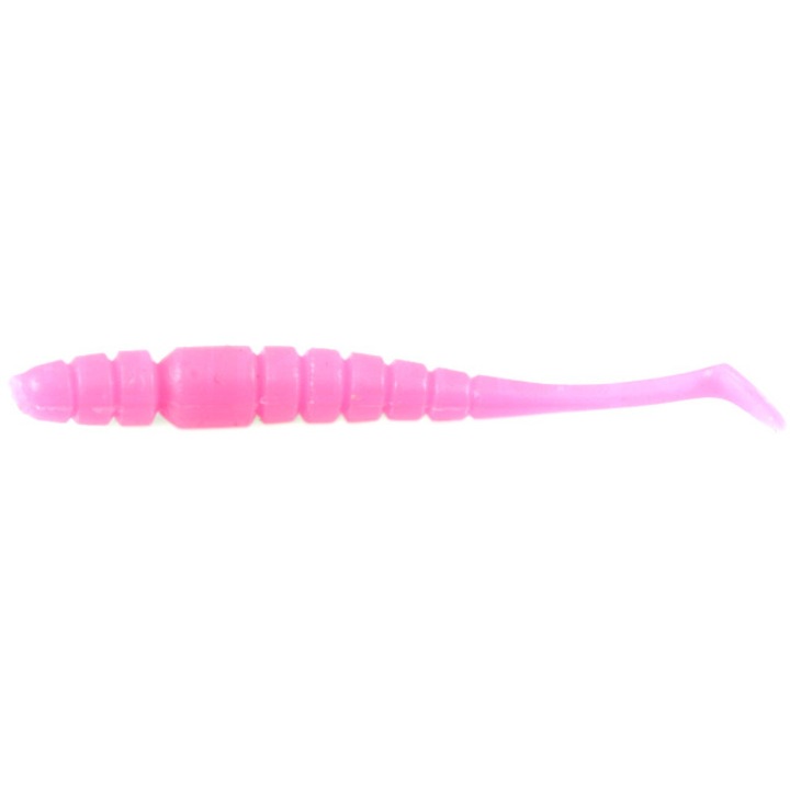 Set 12 buc Shad Damiki Hameru Shad Tail 4.5cm, 0.5gr, Culoarea 438 (Hot Pink)
