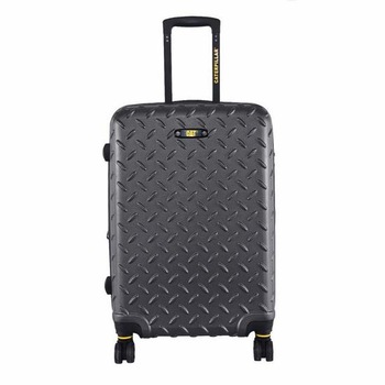 Troler expandabil, 65 cm, hard case ABS, gri, Caterpillar Industrial Plate Troler expandabil, 65 cm, hard case ABS, gri, Caterpillar Industrial Plate