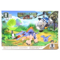Set de constructie, Aventura puiului de dinozaur tip Jurassic, 125 Piese