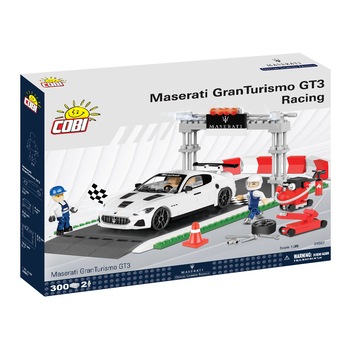 Set de constructie Cobi, Maserati Granturismo GT3 Racing , 300piese Set de constructie Cobi, Maserati Granturismo GT3 Racing , 300piese