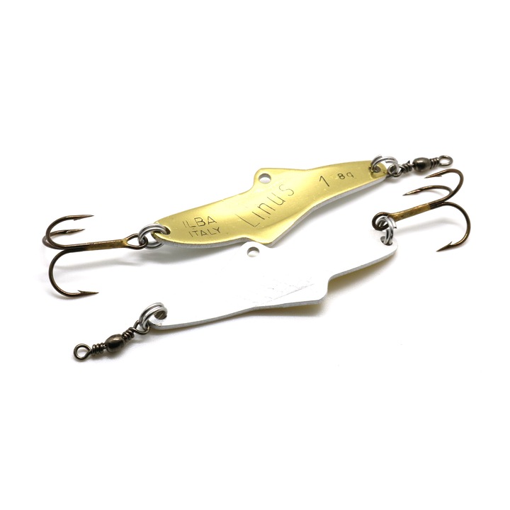 Lingura oscilanta Ilba Linus marimea 1, 5.5cm, 8gr, culoare Pearl