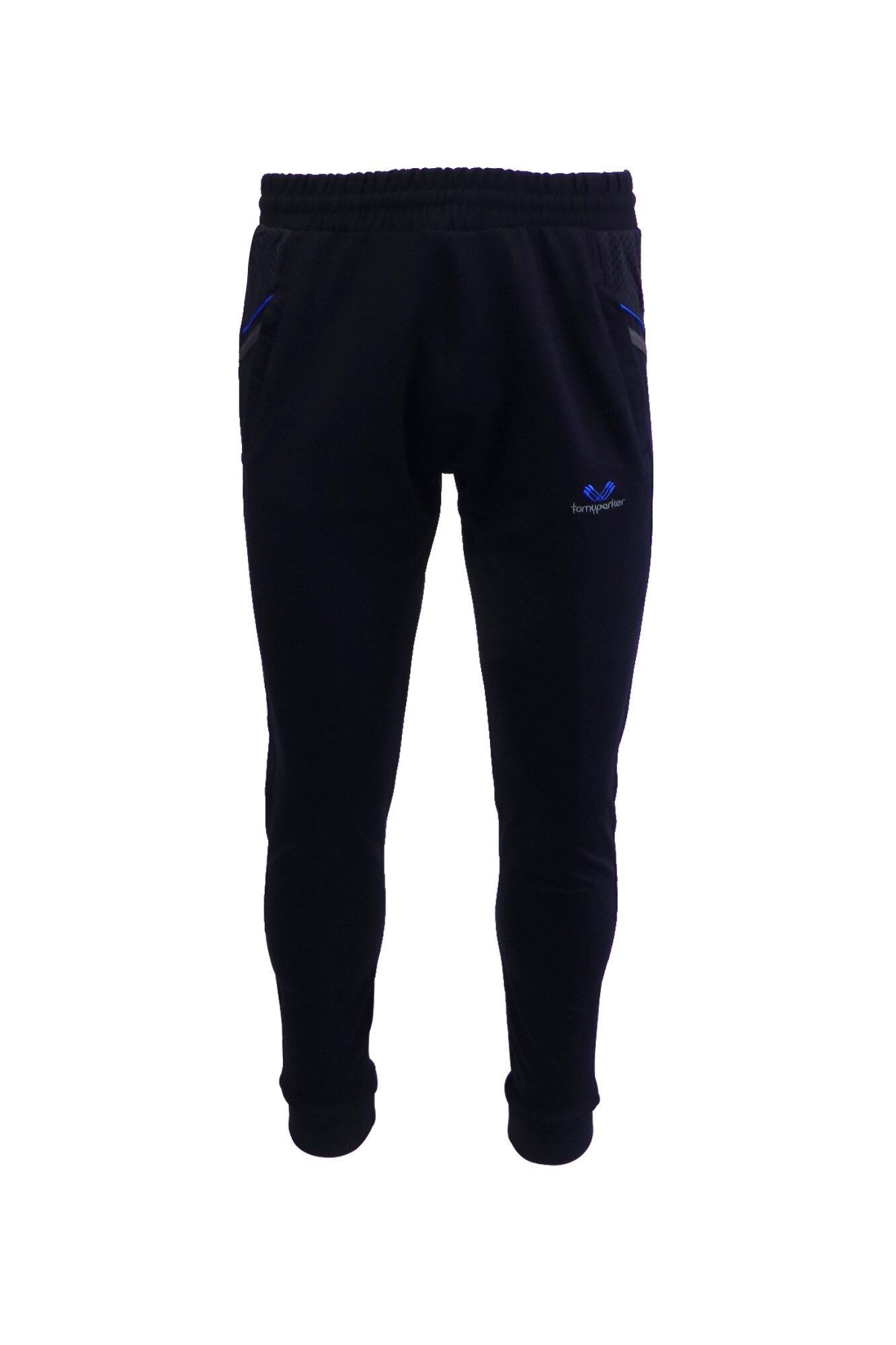 Pantaloni trening barbat, Univers Fashion, culoare albastru, 2 buzunare laterale, un buzunar la spate cu fermoare