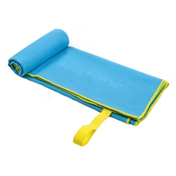 Prosop antrenament si drumetii, Meteor, microfibra, 80 x 130 cm, albastru Prosop antrenament si drumetii, Meteor, microfibra, 80 x 130 cm, albastru