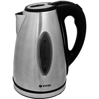 Fierbator de apa electric VITEK VT-7019, 1.7L, 2200W, Iluminare in timpul lucrului, protectia impotriva evaporarii, Inox Fierbator de apa electric VITEK VT-7019, 1.7L, 2200W, Iluminare in timpul lucrului, protectia impotriva evaporarii, Inox
