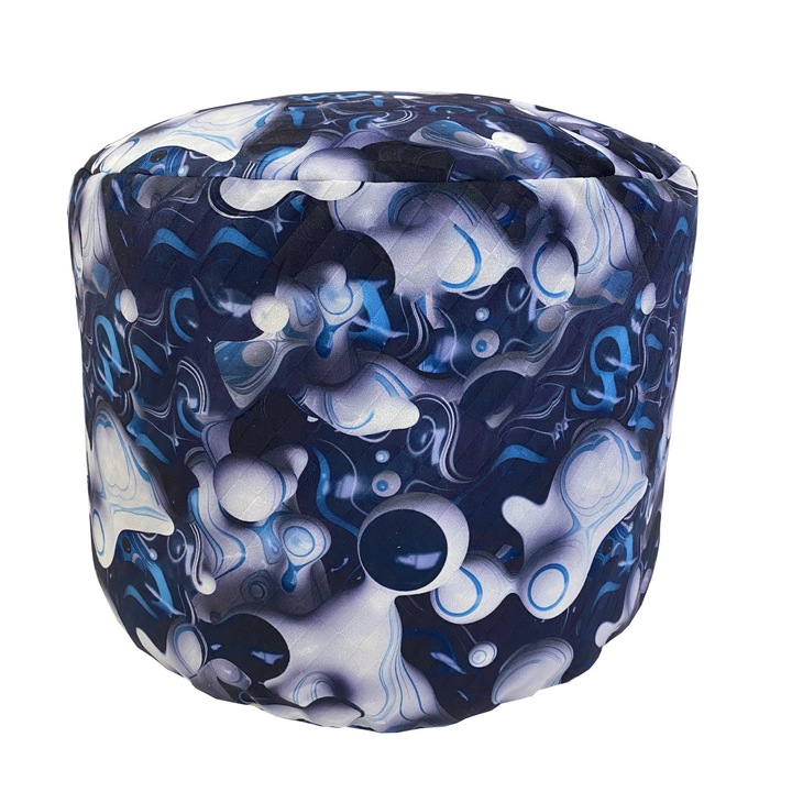 Taburet Dekoratex, plus imprimat, 35 x 45 cm, cu motive 3D Tech