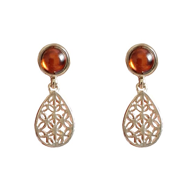 Cercei dama, aurii, 3.3 cm inaltime