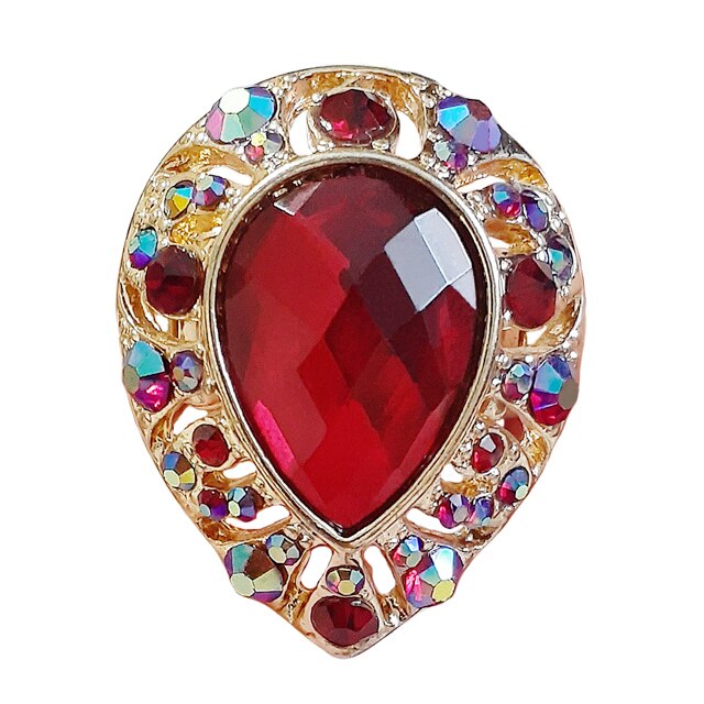 Inel statement dama, multicolor, marimea 58+ (18.5 mm diametru interior neintins)