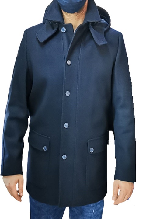 Scurta barbati model 2038, 14003 bleumarin, lana